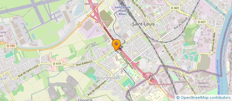 localisation de l'entreprise LES SAVEURS DE L'ORIENT à SAINT-LOUIS