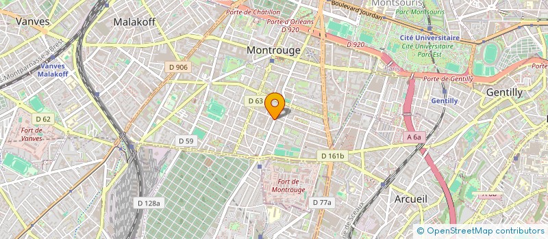 localisation de l'entreprise LES SAVEURS DE L ORIENT à MONTROUGE