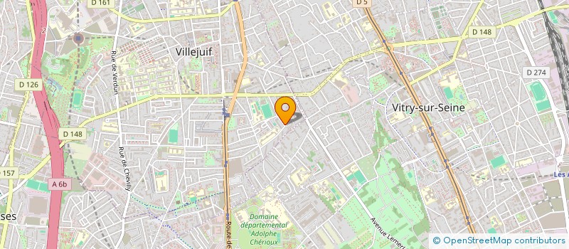 localisation de l'entreprise LES SAVEURS DE L'ORIENT  VILLEJUIF