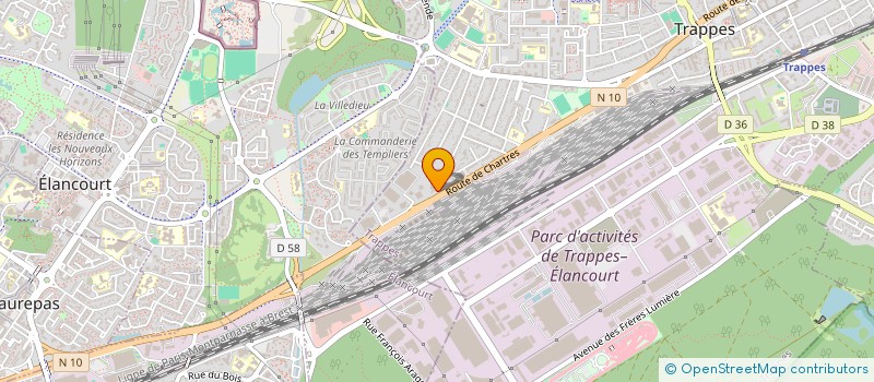 localisation de l'entreprise LES SAVEURS DE L'OUEST  TRAPPES