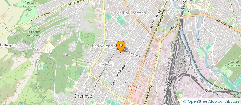 localisation de l'entreprise LES SAVEURS DE LA SYRIE à CHENOVE