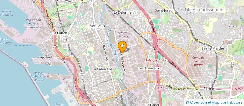 localisation de l'entreprise LES SAVEURS DE MASSALIA  MARSEILLE