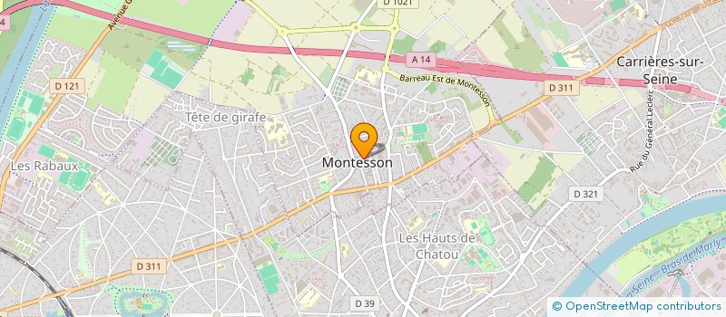 localisation de l'entreprise LES SAVEURS DE MONTESSON à MONTESSON
