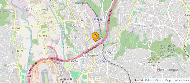 localisation de l'entreprise LES SAVEURS DE PROVENCE à LE CANNET