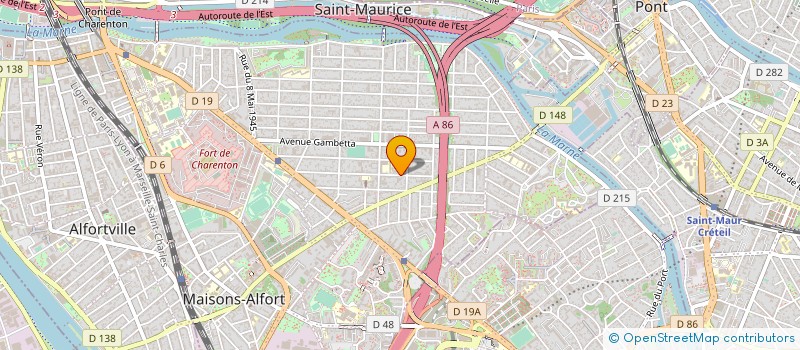 localisation de l'entreprise LES SAVEURS DE RENE  MAISONS-ALFORT