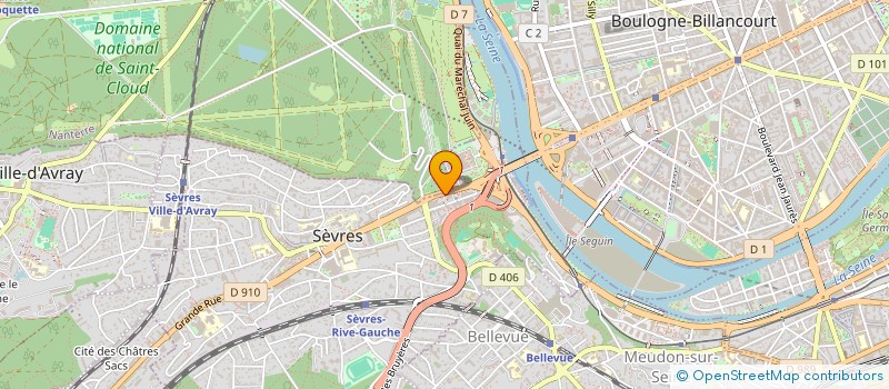 localisation de l'entreprise LES SAVEURS DE SEVRES à SEVRES