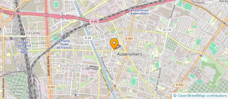 localisation de l'entreprise LES SAVEURS DE TUNIS à AUBERVILLIERS