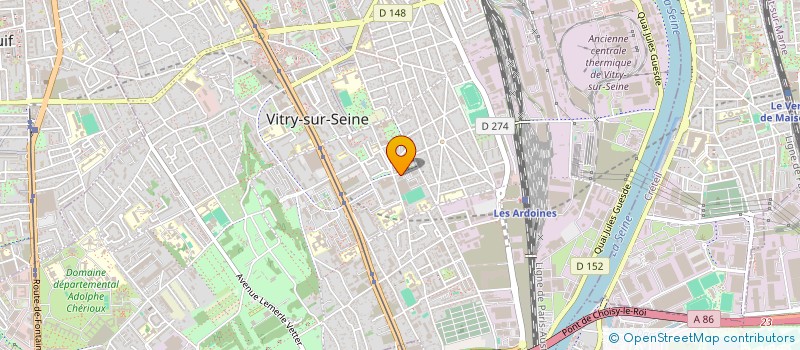 localisation de l'entreprise LES SAVEURS DE VITRY à VITRY-SUR-SEINE