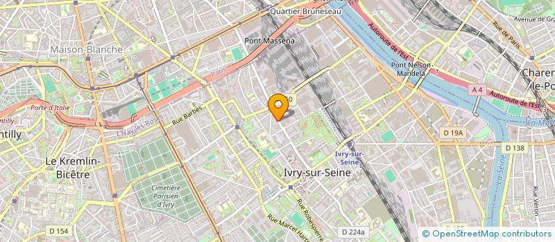 localisation de l'entreprise LES SAVEURS DE ZAHIA  IVRY-SUR-SEINE