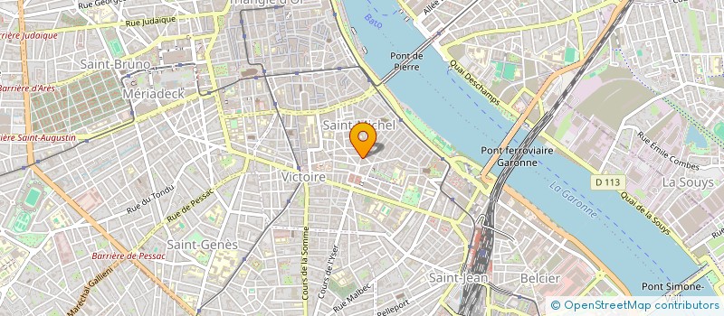 localisation de l'entreprise LES SAVEURS DES CAPUCINS  BORDEAUX