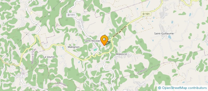 localisation de l'entreprise LES SAVEURS DES K' à LE MOULE