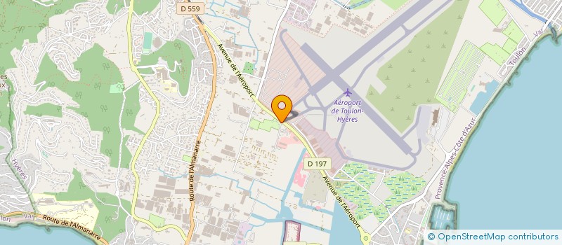 localisation de l'entreprise LES SAVEURS DES PEUPLIERS  HYERES