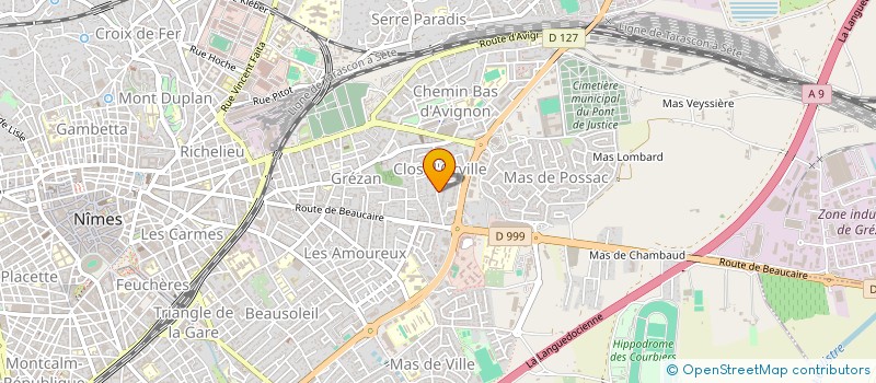 localisation de l'entreprise LES SAVEURS DU CLOS à NIMES