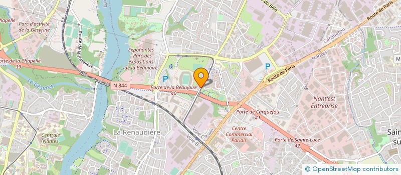 localisation de l'entreprise LES SAVEURS DU GLOBE à NANTES