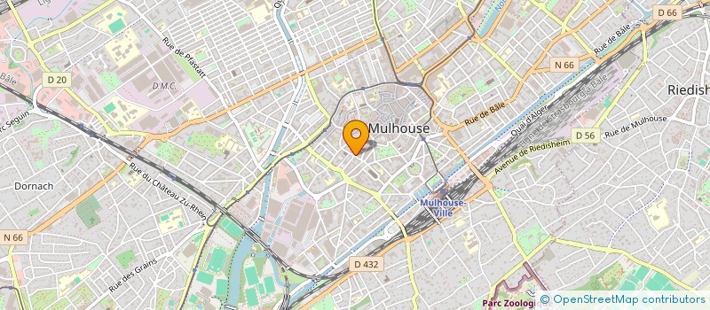 localisation de l'entreprise LES SAVEURS DU LIBAN  MULHOUSE