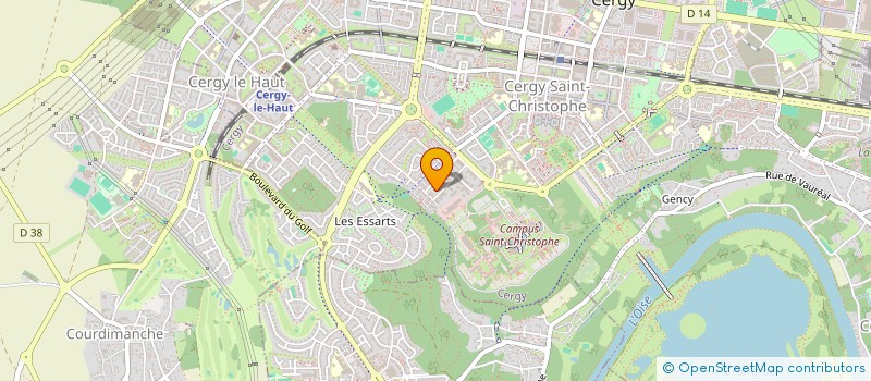 localisation de l'entreprise LES SAVEURS DU MANDE  CERGY