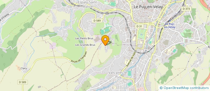 localisation de l'entreprise LES SAVEURS DU MOULIN à VALS-PRES-LE-PUY