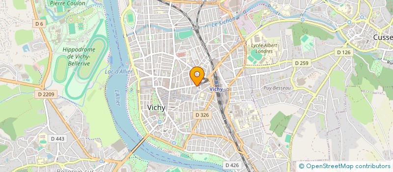 localisation de l'entreprise LES SAVEURS DU PAIN à VICHY