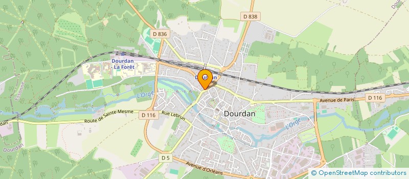 localisation de l'entreprise LES SAVEURS DU PALAIS à DOURDAN