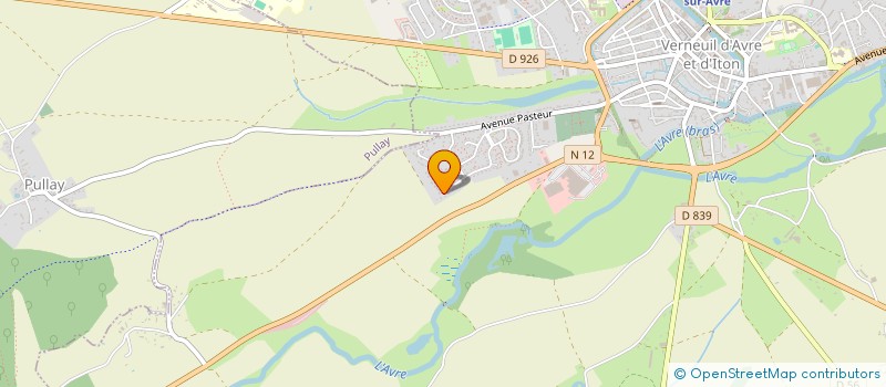 localisation de l'entreprise LES SAVEURS DU PARADIS  VERNEUIL D'AVRE ET D'ITON