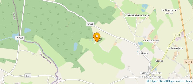 localisation de l'entreprise LES SAVEURS DU PLAN  SAINT MAURICE ETUSSON