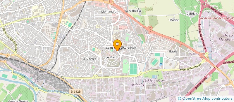 localisation de l'entreprise LES SAVEURS DU SOLEIL  BEZIERS