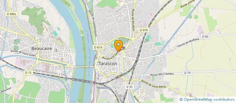 localisation de l'entreprise LES SAVEURS DU SUD à TARASCON