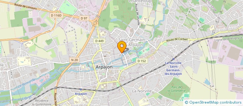 localisation de l'entreprise LES SAVEURS DU TERROIR à SAINT-GERMAIN-LES-ARPAJON