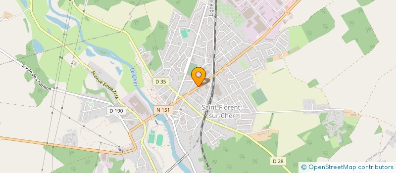 localisation de l'entreprise LES SAVEURS DU TERROIR à SAINT-FLORENT-SUR-CHER