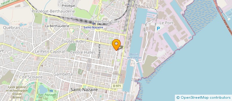 localisation de l'entreprise LES SAVEURS DU VERGER  SAINT-NAZAIRE