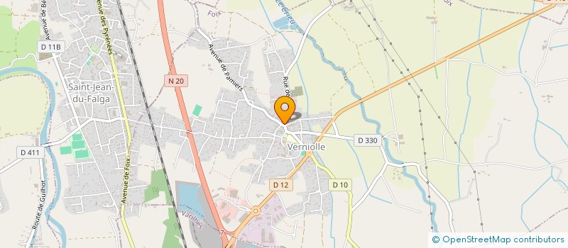 localisation de l'entreprise LES SAVEURS FERMIERES DES PYRENEES à VERNIOLLE