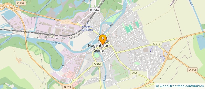 localisation de l'entreprise LES SAVEURS GOURMANDES à NOGENT-SUR-SEINE