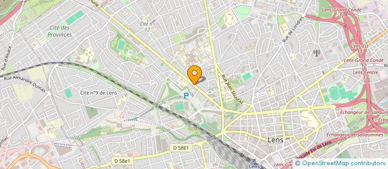 localisation de l'entreprise LES SAVEURS LENSOISES  LENS