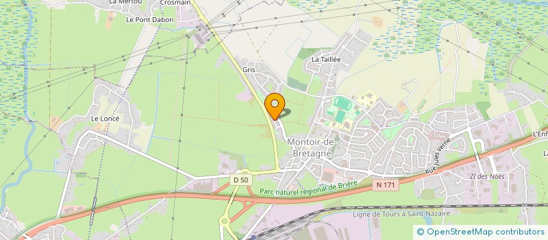 localisation de l'entreprise LES SAVEURS MENARDAISES à MONTOIR-DE-BRETAGNE