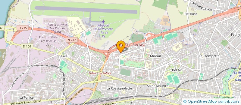 localisation de l'entreprise LES SAVEURS ORIENTALES à LA ROCHELLE