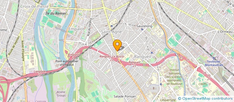 localisation de l'entreprise LES SAVEURS ORIENTALES DE JANNA  TOULOUSE