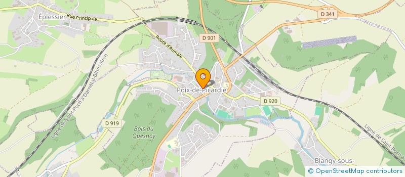 localisation de l'entreprise LES SAVEURS OUBLIEES  POIX-DE-PICARDIE