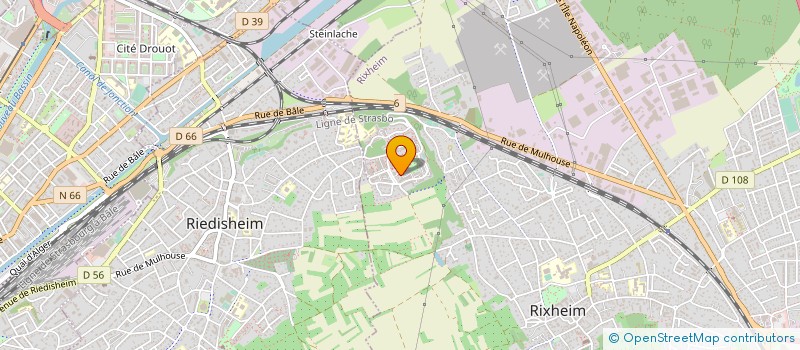 localisation de l'entreprise LES SAVINES 3  RIXHEIM