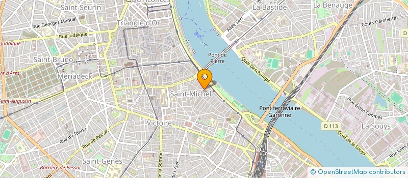 localisation de l'entreprise LES SAVOIRS DE LA CAVE A PLEUROTES à BORDEAUX