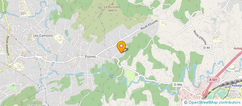 localisation de l'entreprise LES SAVONS D'OCEANE à AUBAGNE