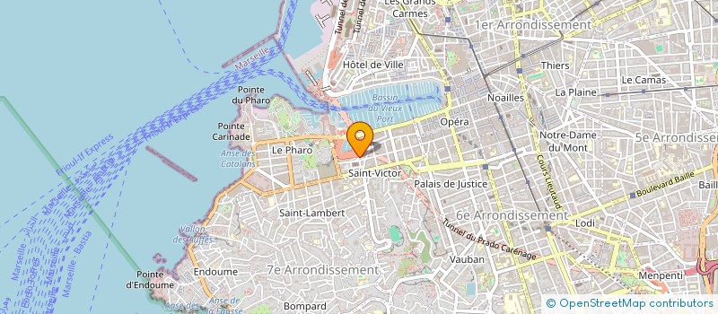 localisation de l'entreprise LES SAVONS DE SAINT VICTOR à MARSEILLE