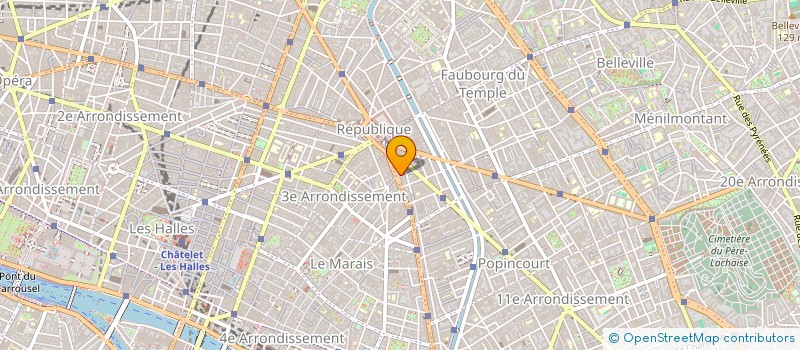 localisation de l'entreprise LES SCENARTISTES  PARIS