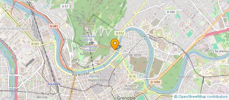 localisation de l'entreprise LES SCENES EN SCENE  GRENOBLE
