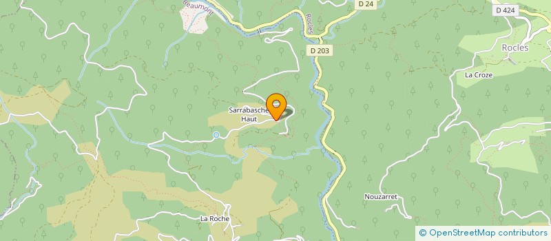 localisation de l'entreprise LES SCENES ITINERANTES ARDECHE DROME à BEAUMONT