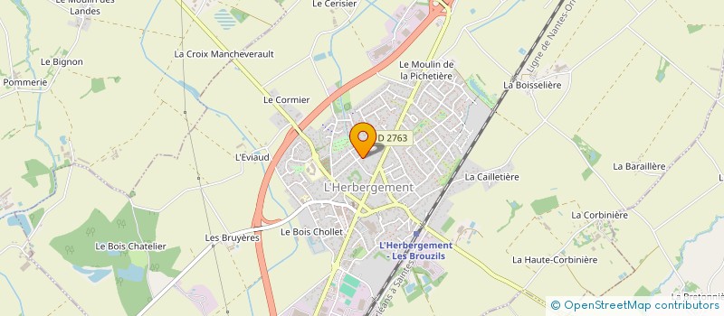 localisation de l'entreprise LES SCENES ROYALES  L'HERBERGEMENT