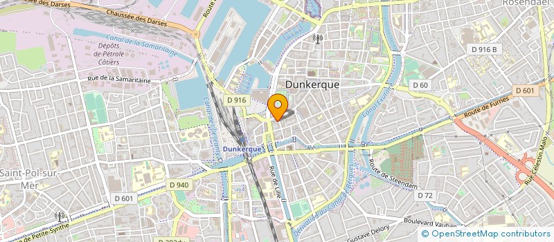 localisation de l'entreprise LES  SCENES  SECRETES à DUNKERQUE