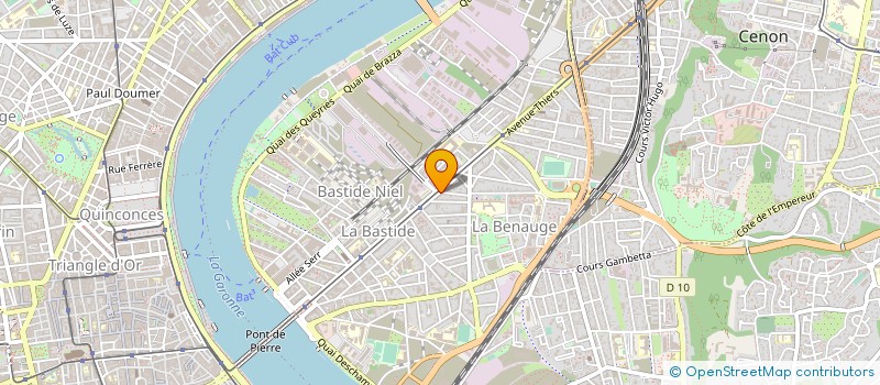 localisation de l'entreprise LES SCEPTRES D'ISODAN  BORDEAUX