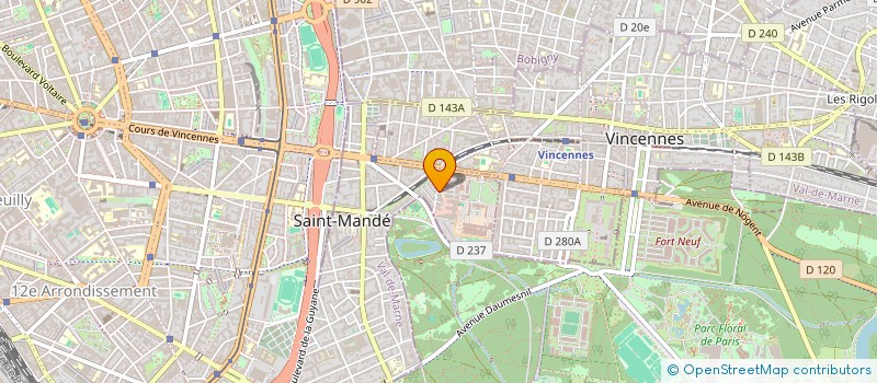 localisation de l'entreprise LES SCHOEVAERT à SAINT-MANDE