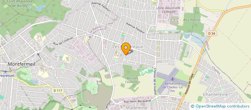 localisation de l'entreprise LES SCIENCES  CHELLES