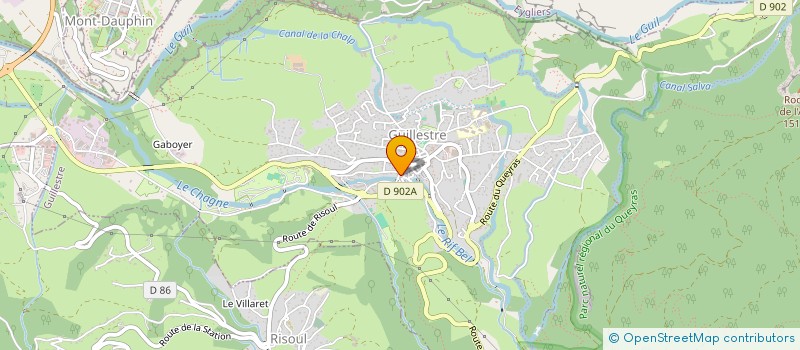 localisation de l'entreprise LES SCIURES DE TRONE  GUILLESTRE